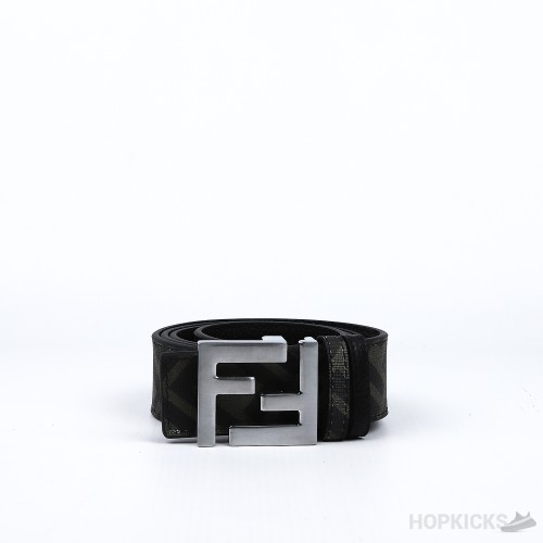 Fendi FF-logo print low top sneakers Schwarz