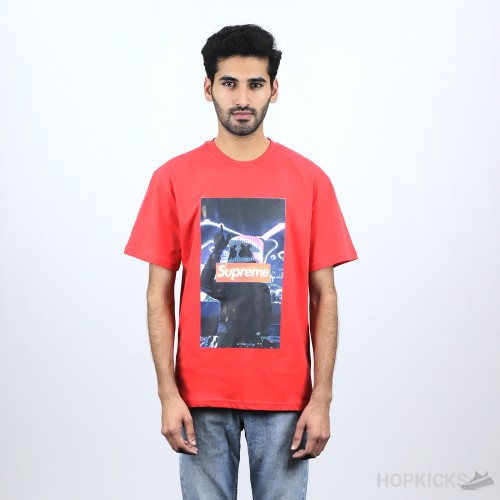 Supreme X Marshmallow Red T-Shirt