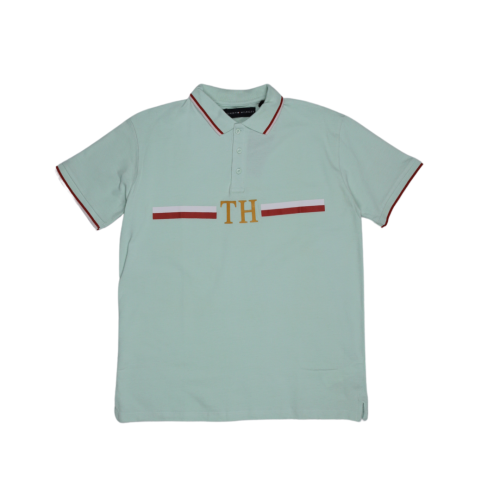 Tom Hilfiger Stripped White Polo T-Shirt