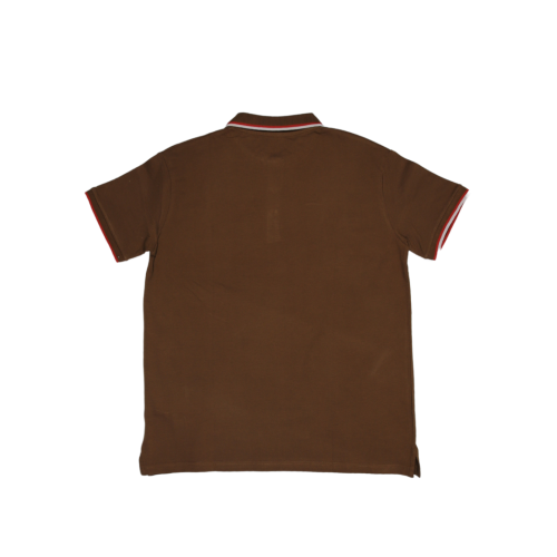 Tom Hilfiger Stripped Brown Polo T-Shirt