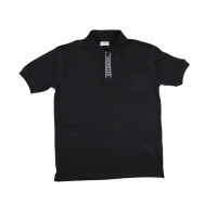 Moncler Logo Black Motif Polo Shirt