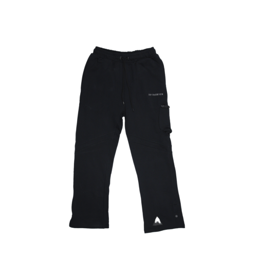 Dff Black Cargo Trouser