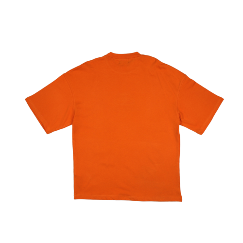 Balenciaga Logo Printed Orange T-Shirt