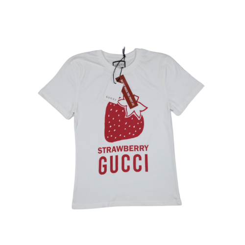 Gucci X Strawberry White T-Shirt