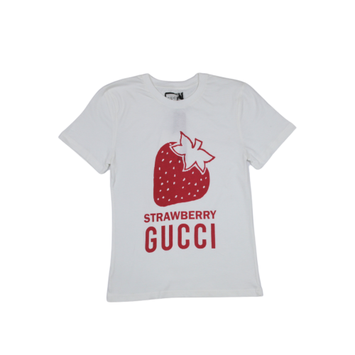 Gucci X Strawberry White T-Shirt