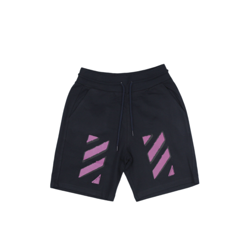 Off-White Cross Arrow Maroon Shorts