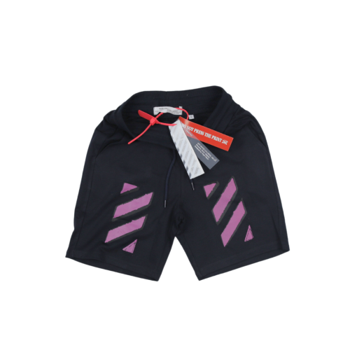 Off-White Cross Arrow Maroon Shorts