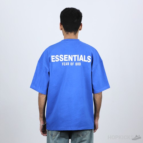 Essential Fear Of God Printed Blue T-Shirt