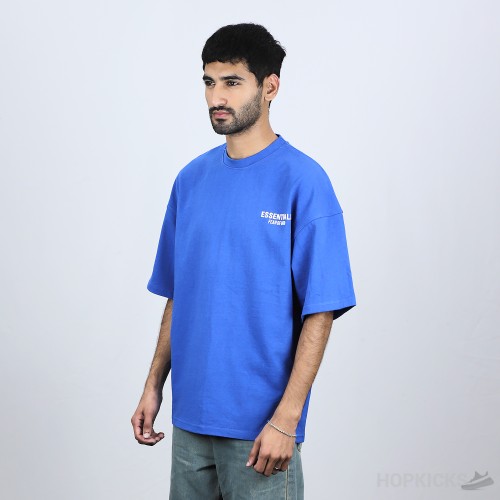 Essential Fear Of God Printed Blue T-Shirt