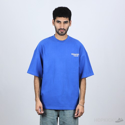 Essential Fear Of God Printed Blue T-Shirt