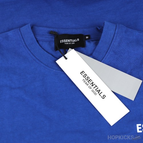 Essential Fear Of God Printed Blue T-Shirt