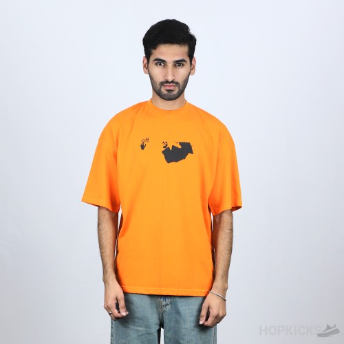 Off-White Jumbo Marker Arrow Orange T-Shirt