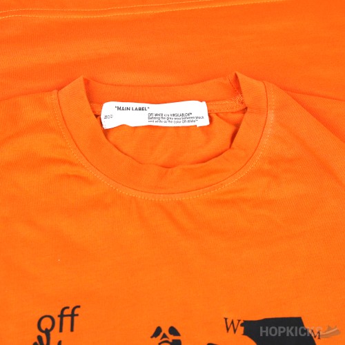 Off-White Jumbo Marker Arrow Orange T-Shirt