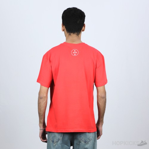 Bape Blue Shark Red T-Shirt