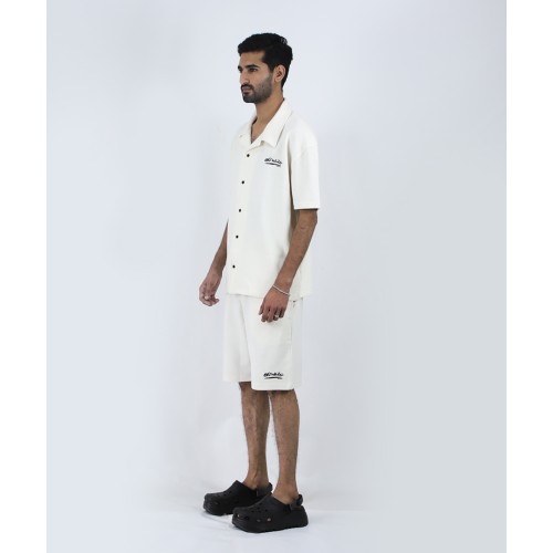 Off-White White Shirt And Shorts