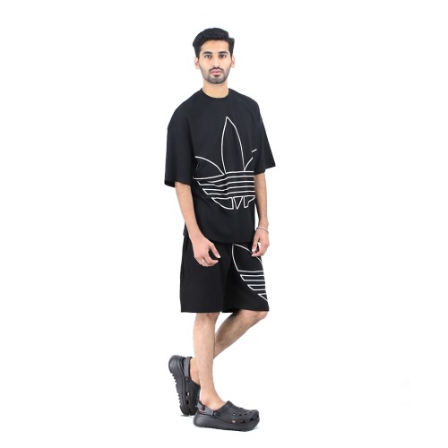 Adidas Originals Black Shirt and Shorts