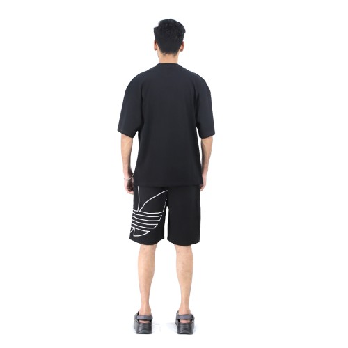 Adidas Originals Black Shirt and Shorts