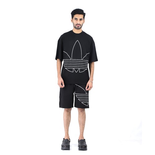 Adidas Originals Black Shirt and Shorts