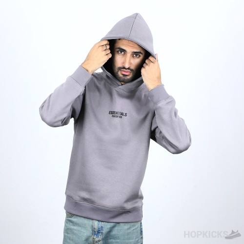 Fear of God Essentials Relaxed Grey Hoodie