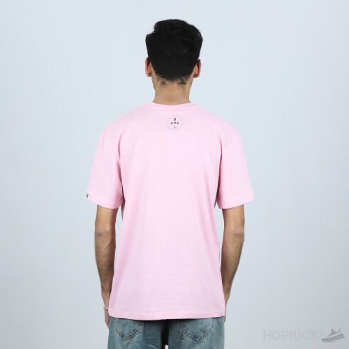 Bape Classic Logo Brown Pink T-Shirt