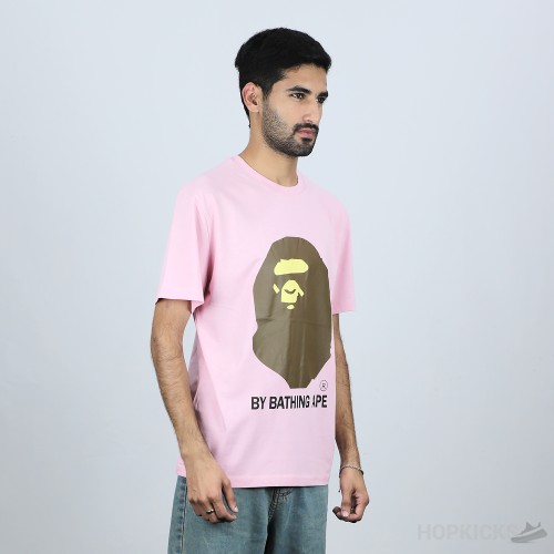 Bape Classic Logo Brown Pink T-Shirt