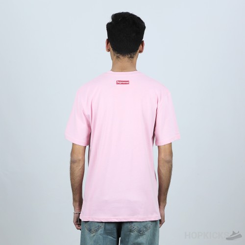 Supreme Wanted Panda Soft Pink T-Shirt