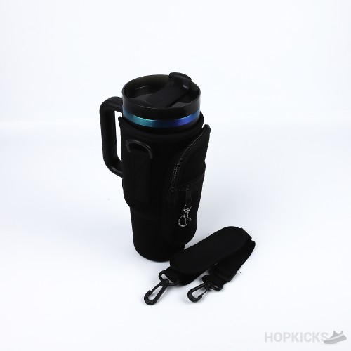 Stanley Bottle Cover With Phone Pocket Black Color