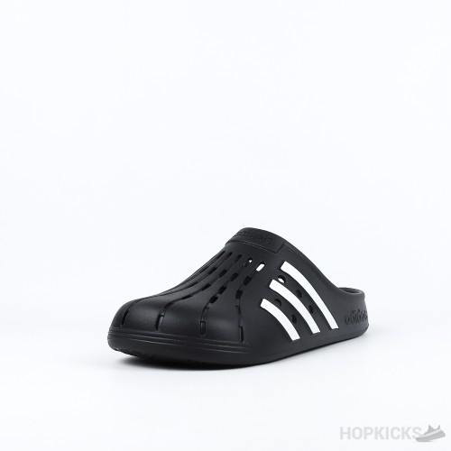 Adidas unisex Adult Adilette Clogs Slide Sandal Black (Premium Plus Batch)