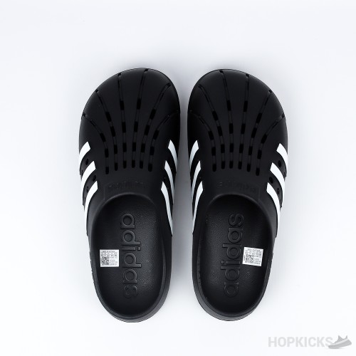 Adidas unisex Adult Adilette Clogs Slide Sandal Black (Premium Plus Batch)