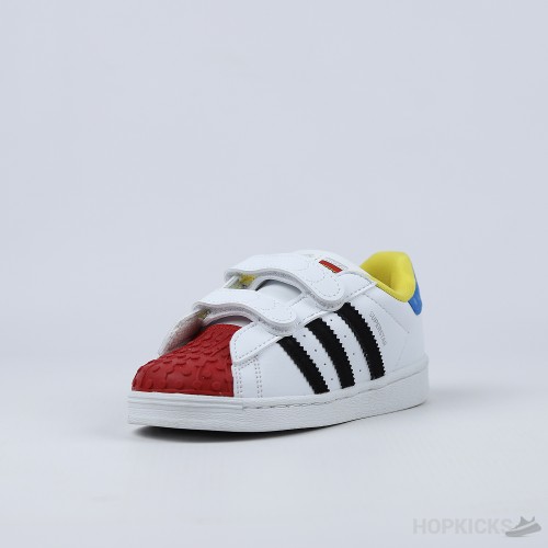 LEGO x Superstar CF I 'White Yellow Green' (Premium Plus Batch)