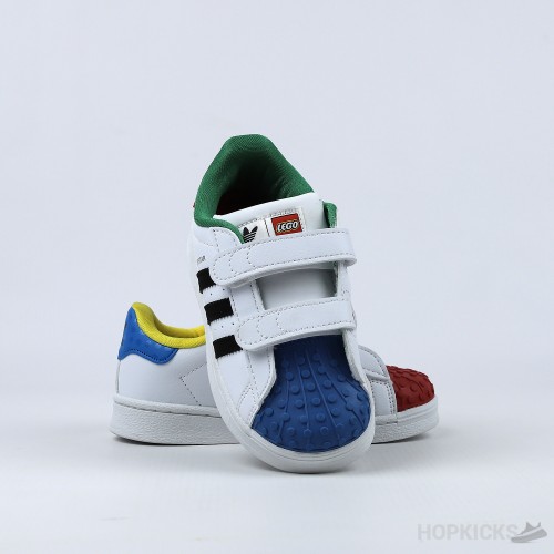 LEGO x Superstar CF I 'White Yellow Green' (Premium Plus Batch)