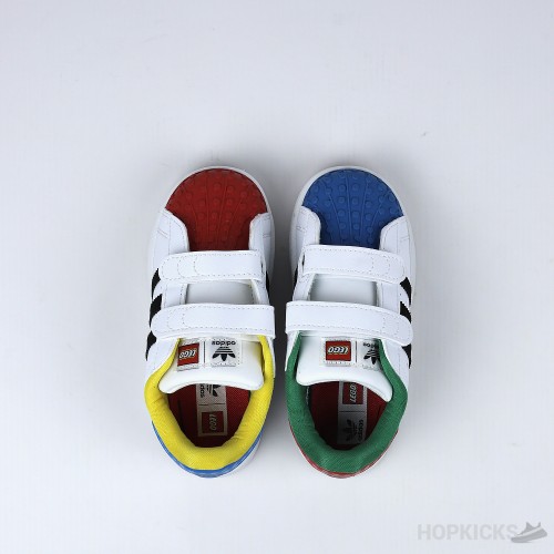 LEGO x Superstar CF I 'White Yellow Green' (Premium Plus Batch)