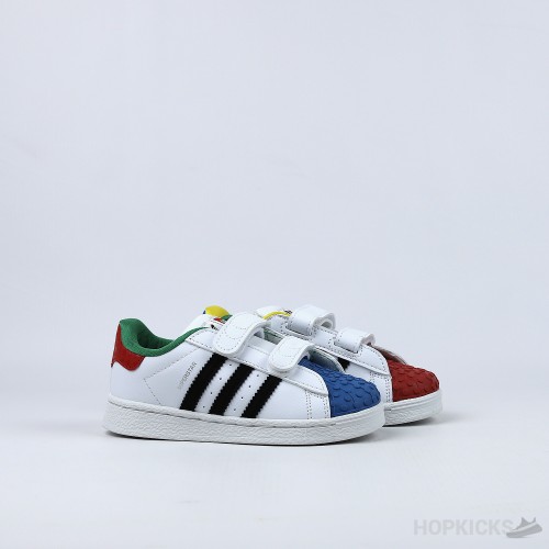 LEGO x Superstar CF I 'White Yellow Green' (Premium Plus Batch)