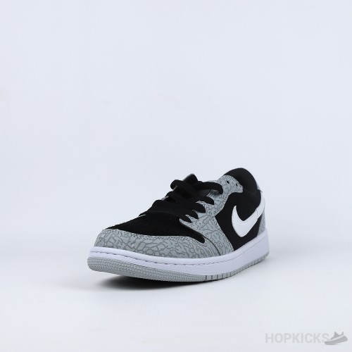 Nike Air Jordan 1 Retro Low OG Black Cement (Premium Batch)