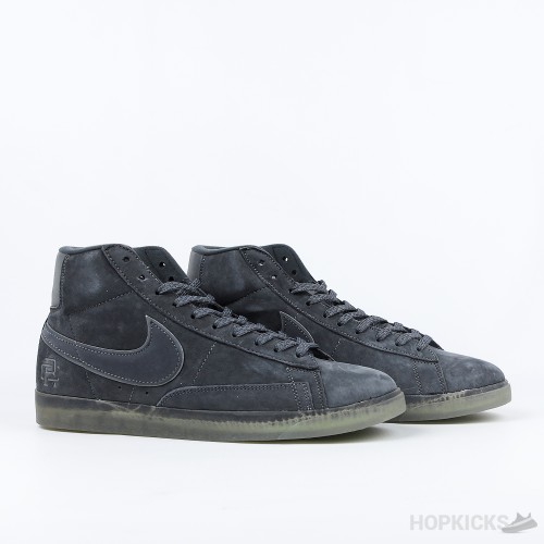 Reigning Champ x Nike SB Zoom Blazer Mid Dark Grey Black Reflective (Premium Batch)