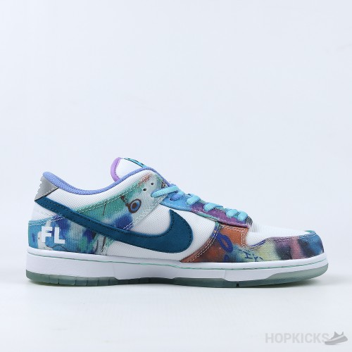 Nike Futura Laboratories x Dunk SB Low Bleached Aqua (Premium Batch)