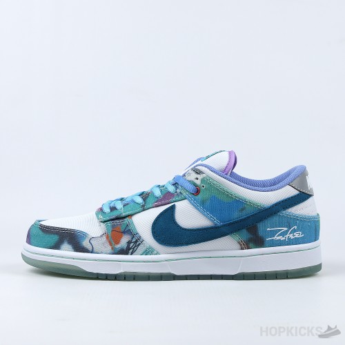 Nike Futura Laboratories x Dunk SB Low Bleached Aqua (Premium Batch)