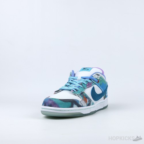 Nike Futura Laboratories x Dunk SB Low Bleached Aqua (Premium Batch)