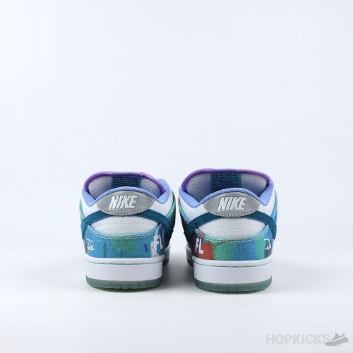 Nike Futura Laboratories x Dunk SB Low Bleached Aqua (Premium Batch)