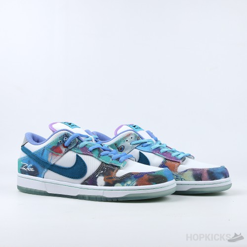 Nike Futura Laboratories x Dunk SB Low Bleached Aqua (Premium Batch)