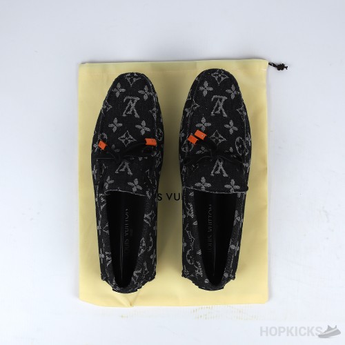 LV Driver Mocassin Black