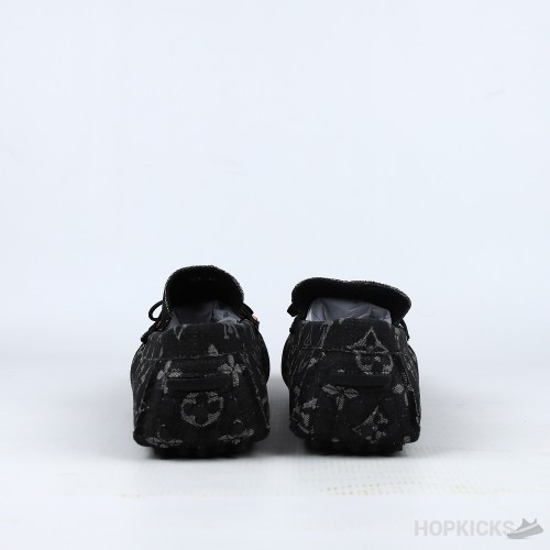 LV Driver Mocassin Black