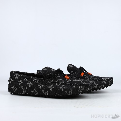 LV Driver Mocassin Black