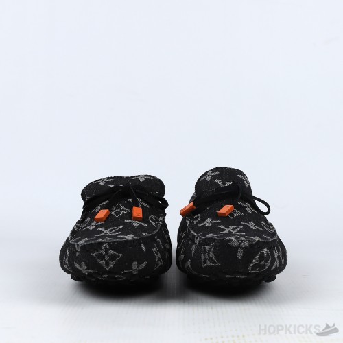 LV Driver Mocassin Black