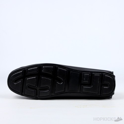 Balmain Logo-Plaque Calf Leather Loafers