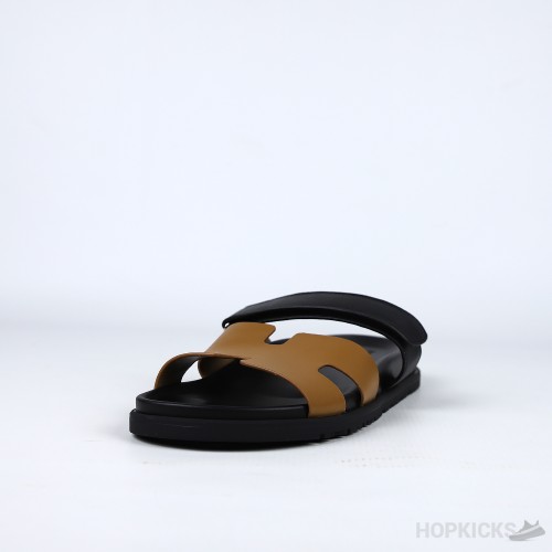 Hermes Chypre Sandals Brown Noir 