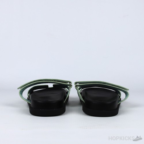 Hermes Chypre Sandal Black Green