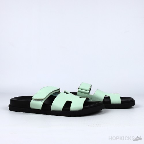 Hermes Chypre Sandal Black Green