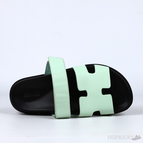 Hermes Chypre Sandal Black Green