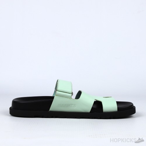 Hermes Chypre Sandal Black Green